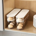 Fridge Egg Organizer, 12 Grid Rolling Egg Dispenser Tray.