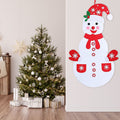 Felt Christmas Snowman Set DIY Felt Christmas Hanging Decorations.