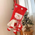 Christmas Stocking Socks Decorations for Home Christmas Ornaments Xmas Santa Claus New Christmas Gifts for New Year Gift Bag.