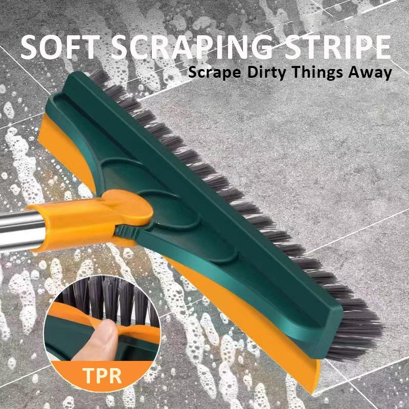 Bathroom Long Handle Floor Gap Wiper No Dead Corner Hard Bristle Floor Cleaning Ceramic Tile Brush.