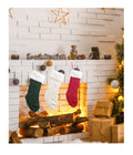 Christmas Decoration Christmas Plush Knit Socks Christmas Children's Holiday Gift Socks Gift Bag Pendant.