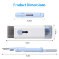 7 in 1 Laptop Keyboard Dust Cleaner Brush Set Earbud Cleaning Pen Electronics Dust Remover with Key Puller Multifunctional Cleaning Tool for PC Tablet.